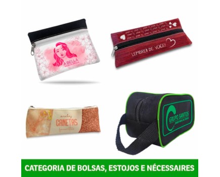 BOLSAS, ESTOJOS E NÉCESSAIRES