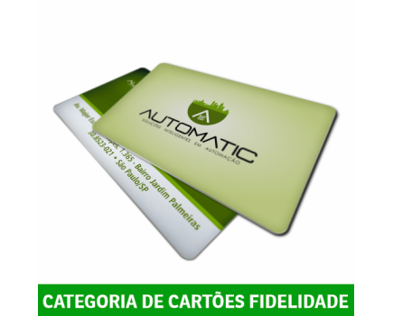 CARTÕES FIDELIDADE
