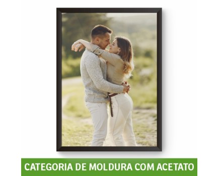 MOLDURA COM ACETATO