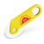 CORTADOR DE PIZZA COM ABRIDOR PERSONALIZADO AMARELO