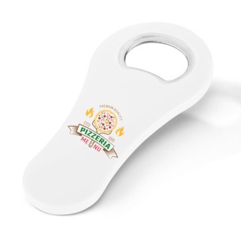 ABRIDORES E CHAVEIROS ABRIDORES DE GARRAFA COM ÍMÃ MODELO TRADICIONAL MALTE BRANCO Colorido frente - 5 un.