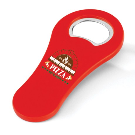 ABRIDORES E CHAVEIROS ABRIDORES DE GARRAFA COM ÍMÃ MODELO TRADICIONAL MALTE VERMELHO Colorido frente - 10 un.