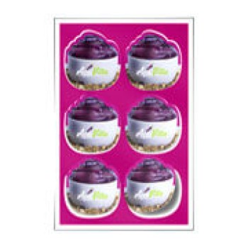 ADESIVOS FOLHA 330X480MM COM CORTE ESPECIAL VINIL BRANCO Colorido frente - 1 un.