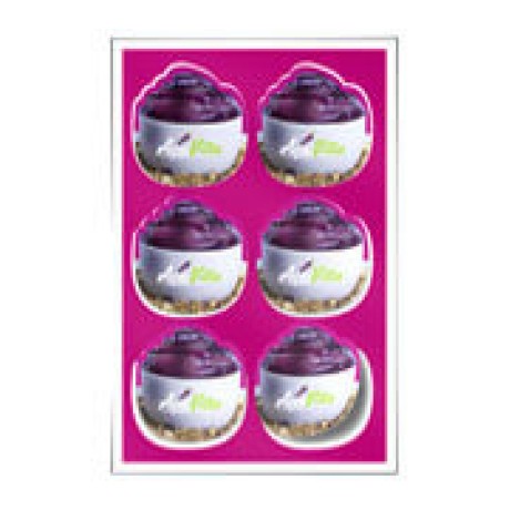 ADESIVOS FOLHA 330X480MM COM CORTE ESPECIAL VINIL BRANCO Colorido frente - 1 un.