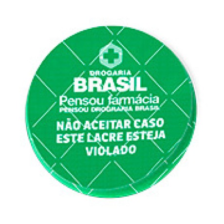 ADESIVOS LACRE DE SEGURANÇA ADESIVO PAPEL 80G REDONDO 45X45MM