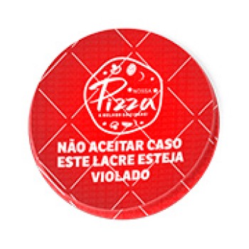 ADESIVOS LACRE DE SEGURANÇA ADESIVO PAPEL 80G REDONDO 45X45MM Colorido frente - 140 un.