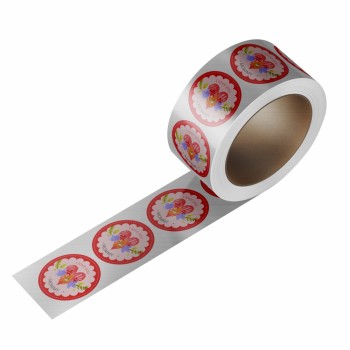 ADESIVOS RÓTULO BOBINA BOPP METALIZADO 50X50MM