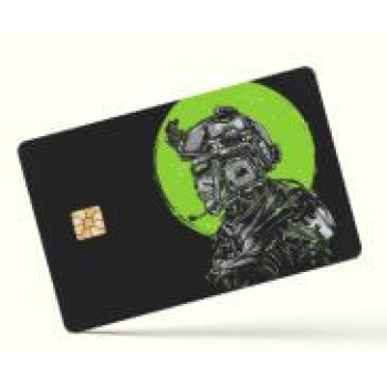 ADESIVOS SMART CARD VINIL BRANCO BRILHO Colorido frente - 240 un.