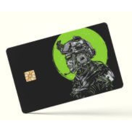ADESIVOS SMART CARD VINIL BRANCO BRILHO Colorido frente - 240 un.
