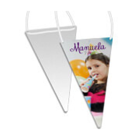 BANDEIROLAS COUCHÊ 150G PIRÂMIDE SEM VERNIZ 152X300MM Colorido frente - 4 un.