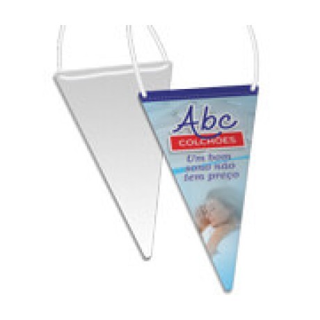 BANDEIROLAS COUCHÊ 150G PIRÂMIDE SEM VERNIZ 152X300MM