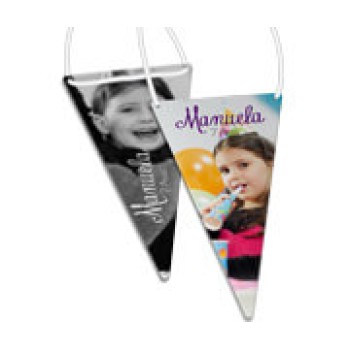 BANDEIROLAS COUCHÊ 150G PIRÂMIDE SEM VERNIZ 152X300MM Colorido frente e preto e branco verso - 4 un.