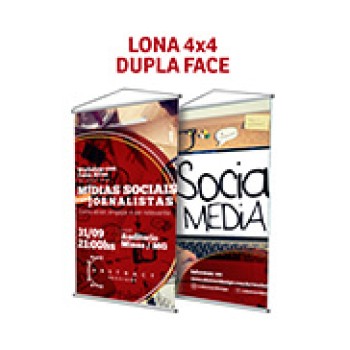 BANNER EM LONA DUPLA FACE 4X4 400X600MM Colorido frente e verso - 1 un.