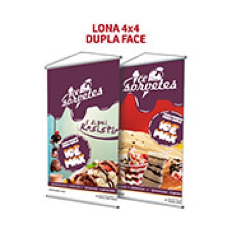BANNER EM LONA DUPLA FACE 4X4 600X900MM Colorido frente e verso - 1 un.