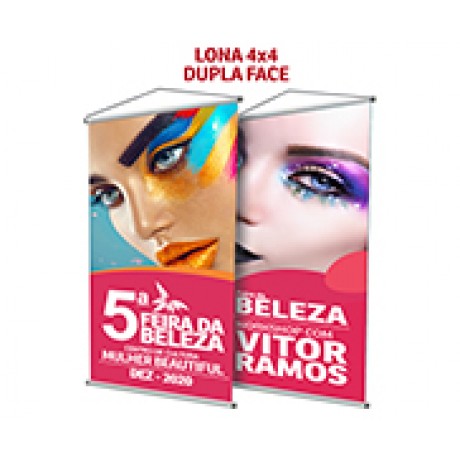 BANNERS, FAIXAS, LONAS E TECIDOS BANNERS DUPLA FACE 4X4 800X1200MM Colorido frente e verso - 1 un.