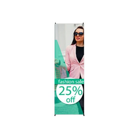 X BANNER INDOOR BANDEIRA AVULSA LONA FRONT LIGHT