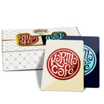 BARALHOS BARALHO DUPLO 108 CARTAS BARALHO COM CAIXA PADRÃO COUCHÊ 300G COM VERNIZ UV TOTAL Colorido frente e verso - 2 un.