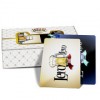 BARALHO DUPLO 108 CARTAS COM CAIXA PADRÃO PVC PREMIUM 0,50 COM VERNIZ UV TOTAL Colorido frente e verso - 25 un.