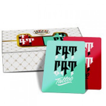BARALHO DUPLO 108 CARTAS COM CARTAS PERSONALIZADAS COUCHÊ 275G COM VERNIZ UV TOTAL Colorido frente e verso - 10 un.