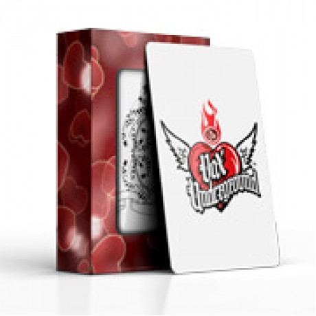 BARALHO SIMPLES 54 CARTAS COM CAIXA PERSONALIZADA COUCHÊ 275G COM VERNIZ UV TOTAL Colorido frente e verso - 25 un.