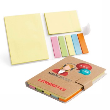 BLOCO DE POST IT 105X80MM Colorido frente - 5 un.