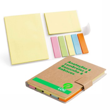 BLOCO DE POST IT 105X80MM Colorido frente - 25 un.