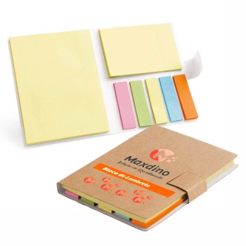 BLOCO DE POST IT 105X80MM Colorido frente - 250 un.