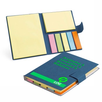 BLOCO DE POST IT AZUL 105X80MM Colorido frente - 25 un.