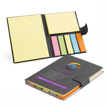 BLOCO DE POST IT PRETO 105X80MM 100 un. - Colorido frente