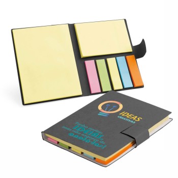 BLOCO DE POST IT PRETO 105X80MM 50 un. - Colorido frente