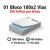 BLOCOS E TALÕES 100 FOLHAS AP 75G 100X2 150X105MM
