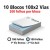 BLOCOS E TALÕES 100 FOLHAS AP 75G 100X2 150X210MM