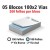 BLOCOS E TALÕES 100 FOLHAS AP 75G 100X2 75X105MM