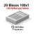 BLOCOS E TALÕES 100 FOLHAS AP 90G 100X1 150X105MM
