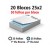 BLOCOS E TALÕES 25 FOLHAS AUTOCOPIATIVO 56G 25X2 150X105MM