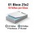 BLOCOS E TALÕES 25 FOLHAS AUTOCOPIATIVO 56G 25X2 150X210MM