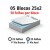 BLOCOS E TALÕES 25 FOLHAS AUTOCOPIATIVO 56G 25X2 75X105MM