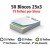 BLOCOS E TALÕES 25 FOLHAS AUTOCOPIATIVO 56G 25X3 150X105MM