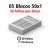 BLOCOS E TALÕES 50 FOLHAS AP 56G 50X1 150X210MM