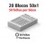 BLOCOS E TALÕES 50 FOLHAS AP 56G 50X1 150X210MM