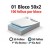 BLOCOS E TALÕES 50 FOLHAS AP 75G 50X2 150X105MM