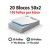 BLOCOS E TALÕES 50 FOLHAS AP 75G 50X2 300X210MM