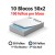 BLOCOS E TALÕES 50 FOLHAS AP 75G 50X2 75X105MM