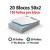 BLOCOS E TALÕES 50 FOLHAS AP 75G 50X2 75X105MM