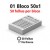 BLOCOS E TALÕES 50 FOLHAS AP 90G 50X1 150X105MM