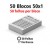 BLOCOS E TALÕES 50 FOLHAS AP 90G 50X1 150X210MM