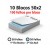 BLOCOS E TALÕES 50 FOLHAS AUTOCOPIATIVO 56G PRETO E BRANCO 50X2 150X105MM