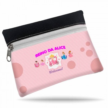 BOLSAS, ESTOJOS E NÉCESSAIRES NÉCESSAIRES MODELO PORTA NÍQUEL TRADICIONAL Colorido frente - 50 un.