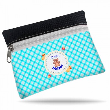 BOLSAS, ESTOJOS E NÉCESSAIRES NÉCESSAIRES MODELO PORTA NÍQUEL TRADICIONAL Colorido frente - 100 un.