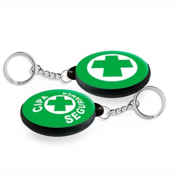 BOTTONS E PINS PERSONALIZADOS DUPLA FACE COM CHAVEIRO MODELO REDONDO 35MM Colorido frente e verso - 250 un.